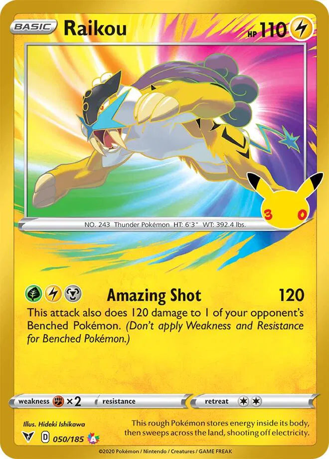 Raikou 30th Celebration: Classic Collection Classic Collection 050/185