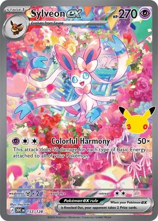 Sylveon ex 30th Celebration Special Illustration Rare 153/128
