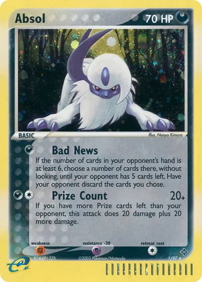 Absol EX Dragon Holo Rare 1
