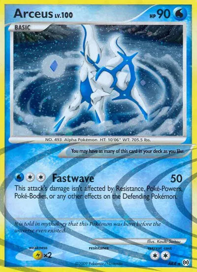 Arceus (AR4) Platinum Arceus Holo Rare AR4