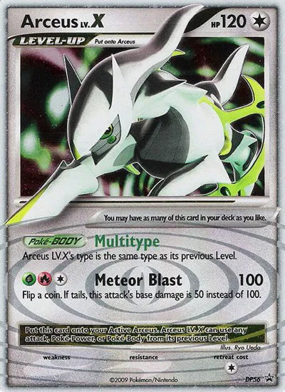 Arceus Lv.X (DP56) Pokemon Holo Rare DP56 Diamond and Pearl Promos