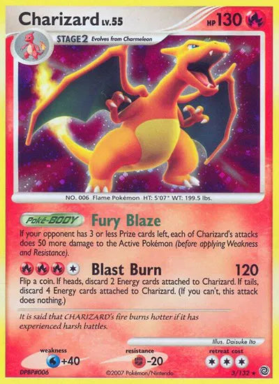 Charizard Pokemon Holo Rare 3 Secret Wonders