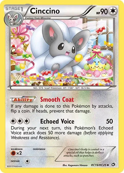 Cinccino Legendary Treasures: Radiant Collections Uncommon RC19