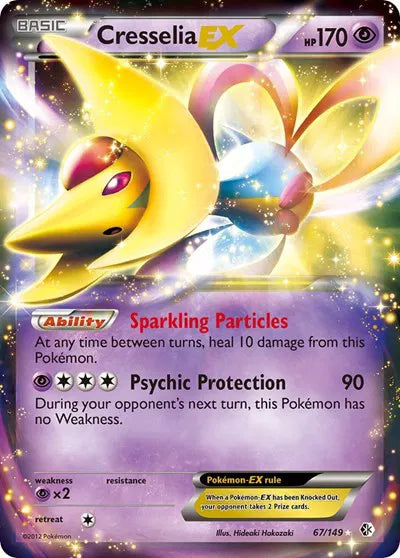 Cresselia EX Boundaries Crossed Ultra Rare 67