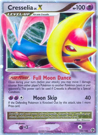 Cresselia Lv.X Great Encounters Ultra Rare 103