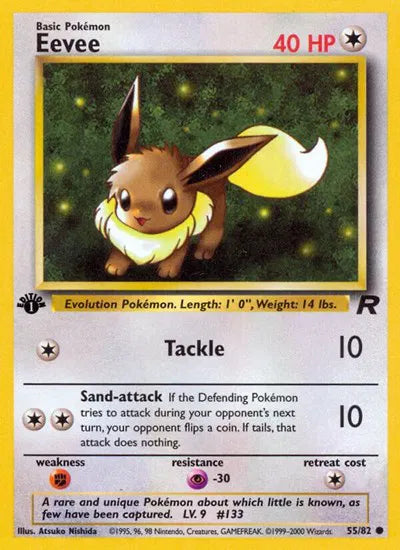 Eevee Team Rocket Common 55 [First Edition]