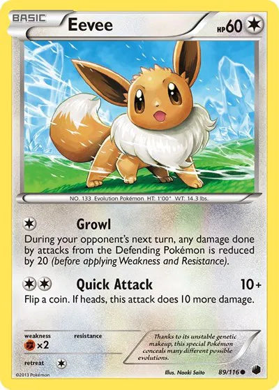 Eevee (89) Plasma Freeze Common 89 [Reverse]