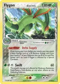 Flygon (Delta Species) EX Holon Phantoms Holo Rare 7