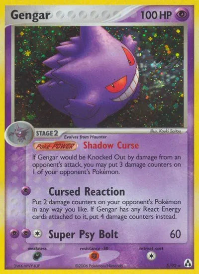Gengar EX Legend Maker Holo Rare 5