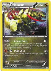 Haxorus Pokemon Holo Rare BW57 Black and White Promos