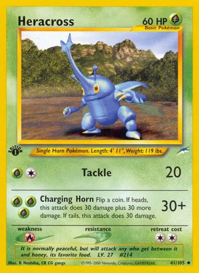 Heracross Neo Destiny Uncommon 41 (1st Edition)