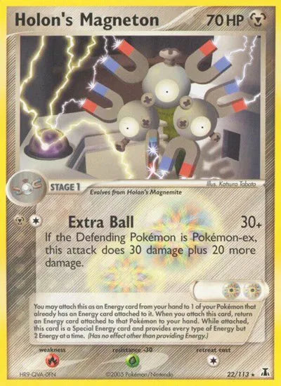 Holon's Magneton EX Delta Species Rare 22