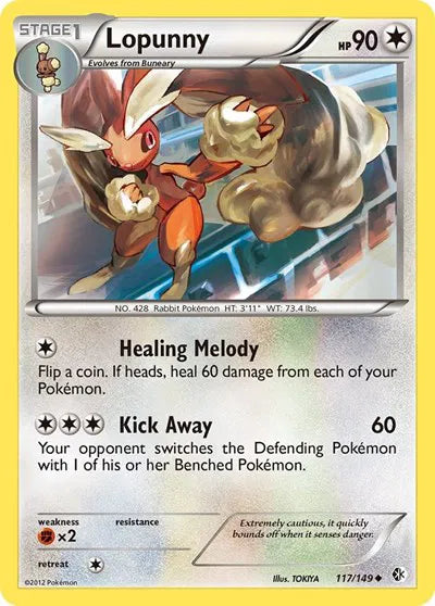 Lopunny Boundaries Crossed Uncommon 117