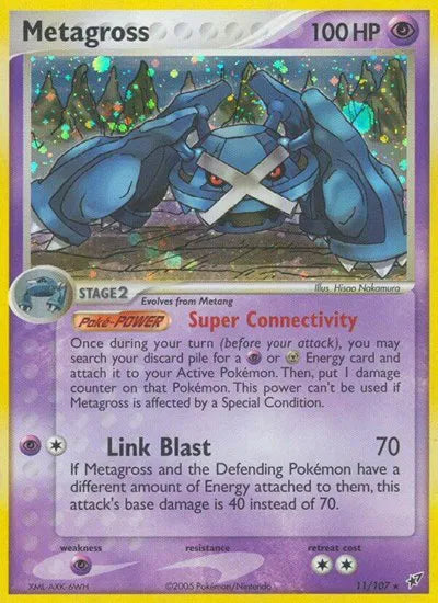 Metagross EX Deoxys Holo Rare 11