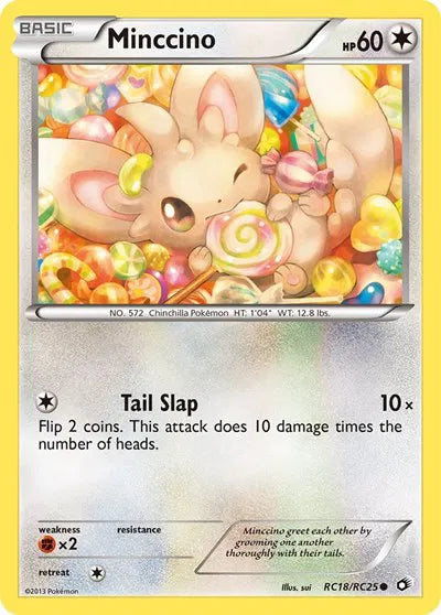 Minccino Legendary Treasures: Radiant Collections Common RC18