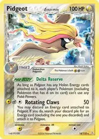 Pidgeot (Delta Species) [Reverse] Holo Rare 14 EX Holon Phantoms