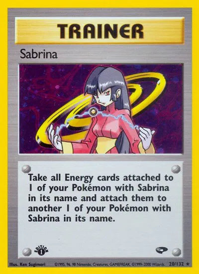 Sabrina (20) Gym Challenge Holo Rare 20