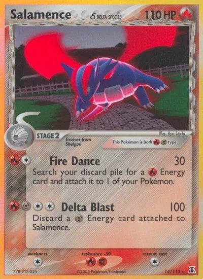 Salamence (Delta Species) EX Delta Species Holo Rare 14