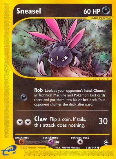 Sneasel Aquapolis Common 110