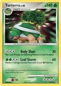 Torterra Diamond and Pearl Holo Rare 17