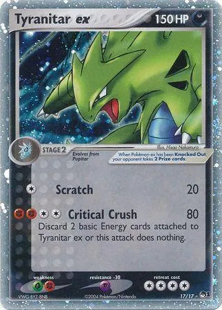 Tyranitar ex (Holo) POP Series 1 Ultra Rare 17