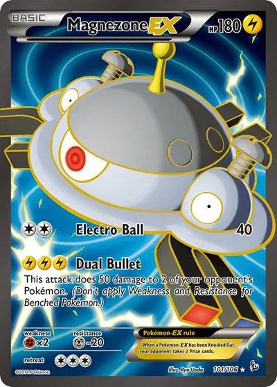 Magnezone EX (101 Full Art) Flashfire Ultra Rare 101
