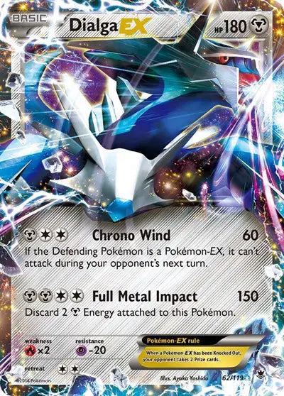 Dialga EX Pokemon Ultra Rare 62 Phantom Forces
