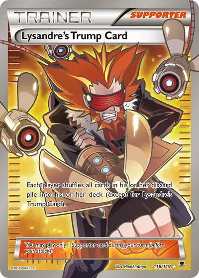 Lysandre's Trump Card (118 Full Art) Phantom Forces Ultra Rare 118
