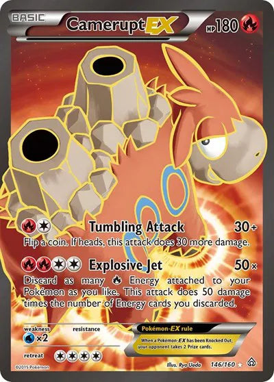 Camerupt EX (146 Full Art) Primal Clash Ultra Rare 146