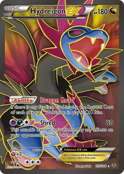 Hydreigon EX (103 Full Art) Ultra Rare 103 Roaring Skies
