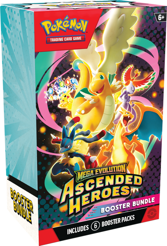 [PRE-ORDER]Pokemon TCG: Mega Evolutions - Ascended Heroes - Booster Bundle [ARRIVES  April 24, 2026]