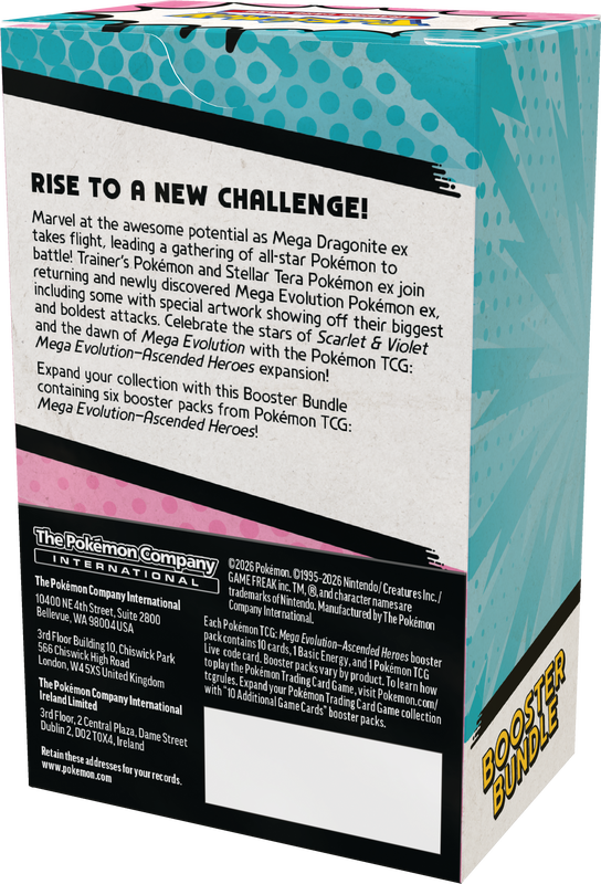 [PRE-ORDER]Pokemon TCG: Mega Evolutions - Ascended Heroes - Booster Bundle [ARRIVES  April 24, 2026]