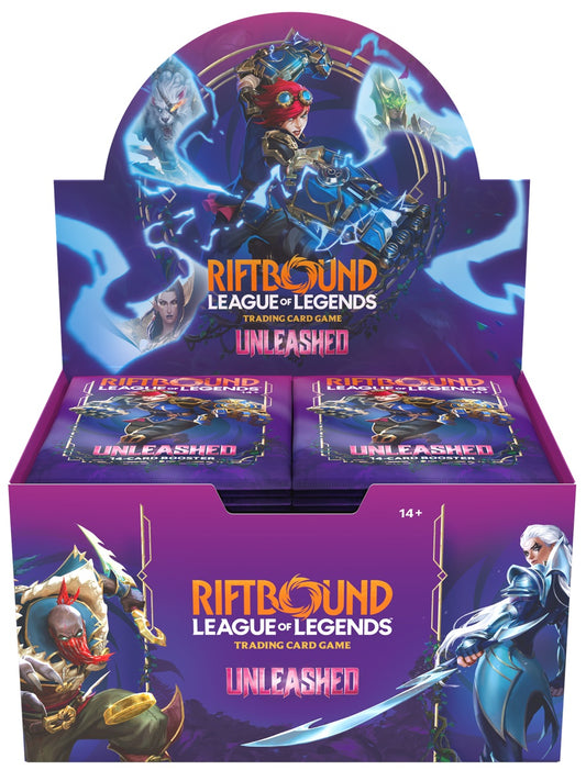 RIFTBOUND LEAGUE OF LEGENDS TCG UNLEASHED BOOSTER