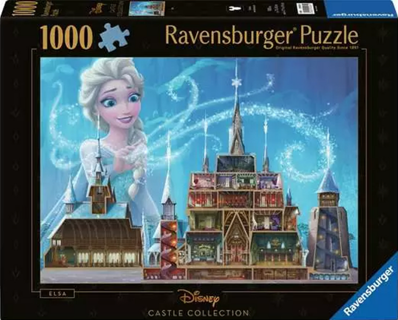 Ravensburger Disney Castle Collection: Elsa 1000 Piece Jigsaw Puzzle for Adults - 17333 - Every Piece is Unique, Softclick Technology Means Pieces Fit Together Perfectly