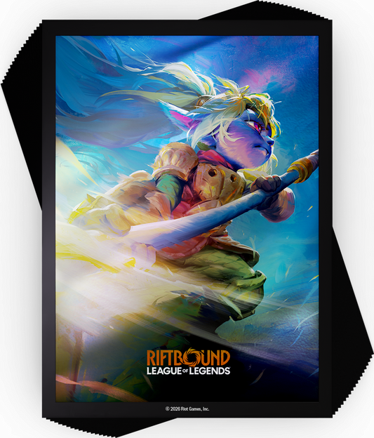 [Pre-order] RIFTBOUND LEAGUE OF LEGENDS TCG UNLEASHED ART SLEEVES POPPY 100 PIECES