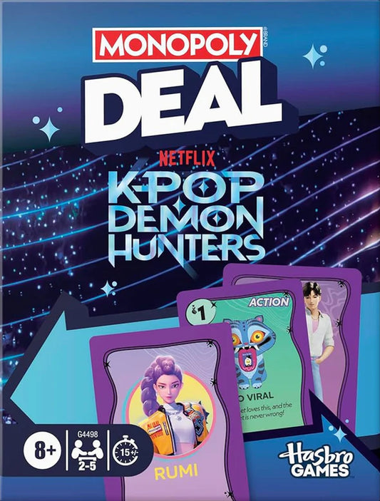 Monopoly Deal: K-Pop Demon Hunters Hasbro Games