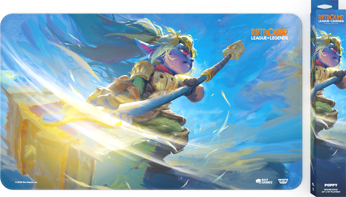 [Pre-order] RIFTBOUND LEAGUE OF LEGENDS TCG UNLEASHED PLAYMAT POPPY