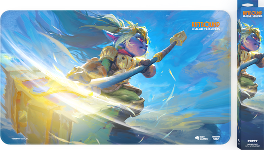 [Pre-order] RIFTBOUND LEAGUE OF LEGENDS TCG UNLEASHED PLAYMAT POPPY