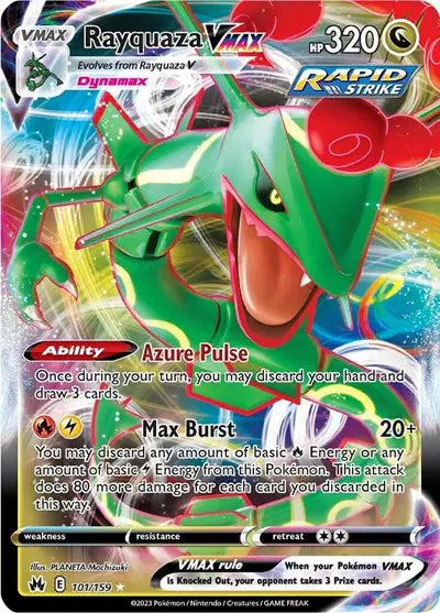 Rayquaza VMAX Ultra Rare 101/159 Crown Zenith