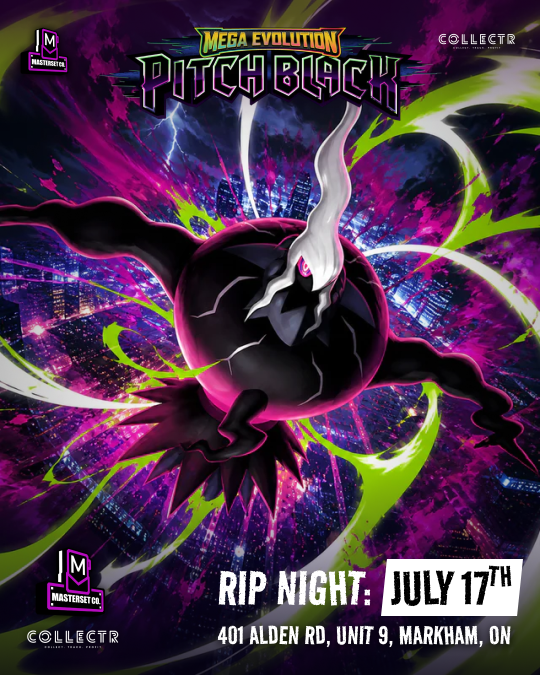 ENTRY TICKET: PITCH BLACK POKEMON RIP NIGHT JULY 17TH