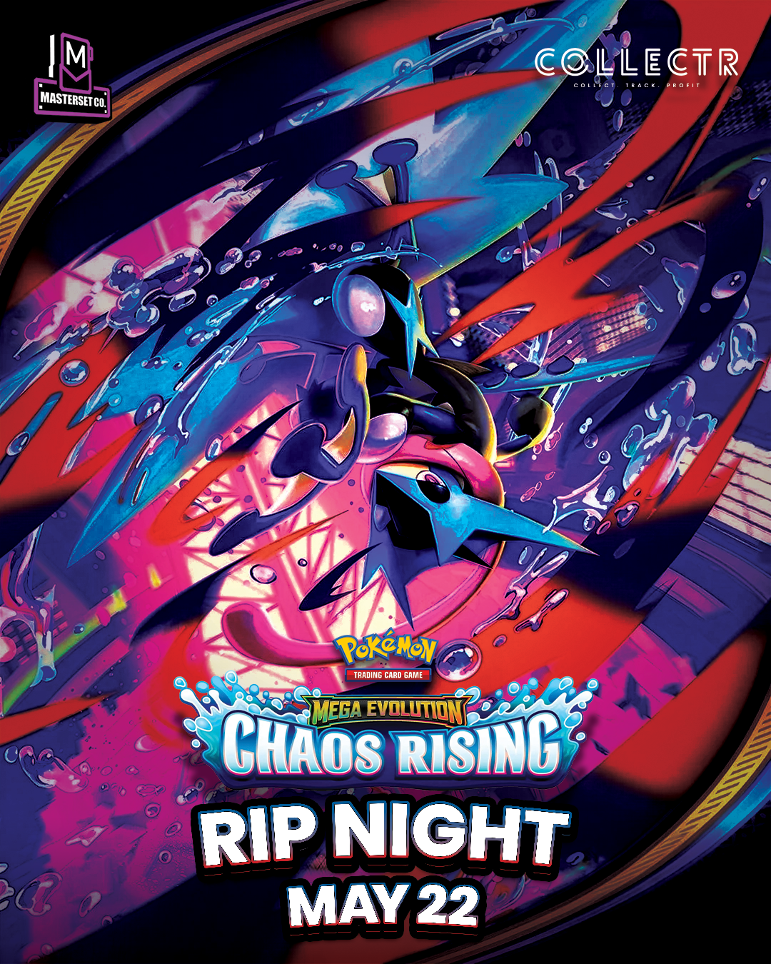 ENTRY TICKET: CHAOS RISING POKEMON RIP NIGHT MAY 22nd
