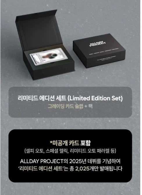 ALLDAY PROJECT TELECA Sealed TheBlackLabel (Limited to 2025 Copies Worldwide)