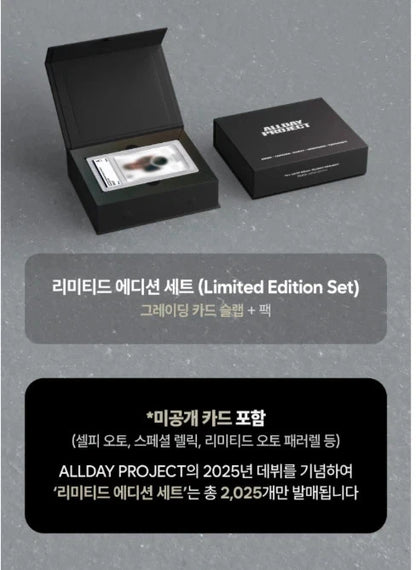 ALLDAY PROJECT TELECA Sealed TheBlackLabel (Limited to 2025 Copies Worldwide)