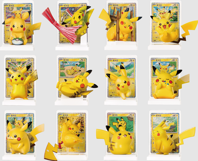 [Simplified Chinese] Pokemon 30th Celebration Dream Painting Pikachu Figure Set [FULL CASE]