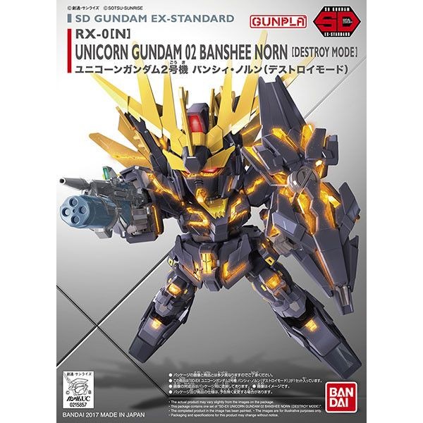 EX-Standard 015 Unicorn Gundam 02 Banshee Norn (Destroy Mode)