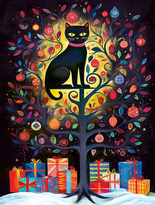 MasterPieces Black Cats Hidden in the Tree 300 Piece Jigsaw Puzzle