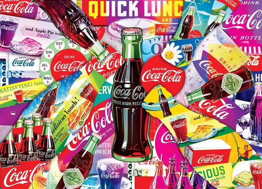 MasterPieces Coca-Cola Bottled Happiness 1000 Piece Jigsaw Puzzle