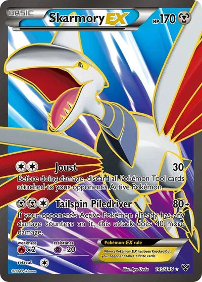 Skarmory EX (145 Full Art) • Ultra Rare • 145