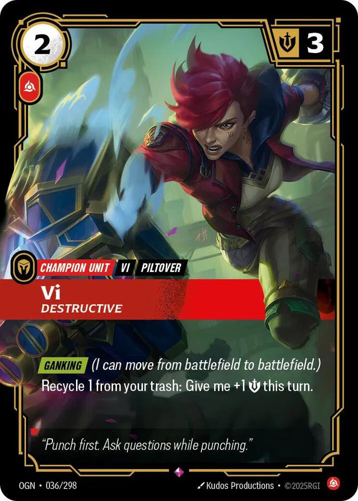 Vi - Destructive Origins Rare 036/298